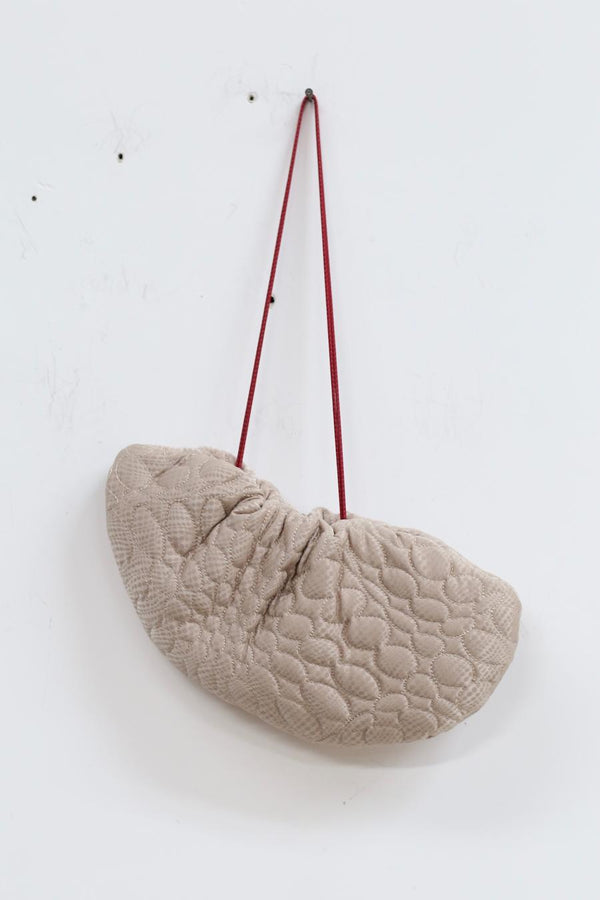 RUI Silk Quilted Cashew Bag RAW22AC07 Ficelle Camel Brown